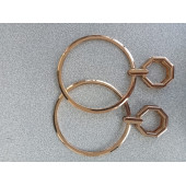 Gold Metal İki Bölümlü Katlanır Çanta Sapı - 1