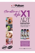 Polisan X1 Art Multisurface Akrilik Hobi Boyası 120ml-Antrasit Gri 0094 - 2
