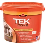 TEK SİLİKONLU DIŞ CEPHE BOYASI BEYAZ 3.5KG - 1