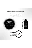 POLİSAN AKRİLİK SPREY MAT BEYAZ 400 ML 97705000410 - 3