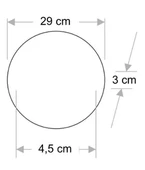 CATA 55 W SIVA ÜSTÜ X PLUS LED PANEL BEYAZ (CT-5665) - 4