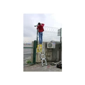 EBAX 3,8 MT 13 BASAMAKLI UZAYAN ALÜMİNYUM TELESKOPİK MERDİVEN thumbnail 4