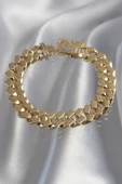 Vip Seri Gurmet Zirkon Taşlı Gold Renk Bileklik - TJ-BB6173 - 2