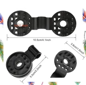 SFS PLASTİK GÖLGELİK KLİPSİ 100 ADET - 1