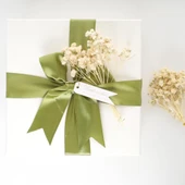 Nettenevime 10lu Set Kuru Çiçek Doğal KREM Cipso Şoklanmış Bozulmaz thumbnail 5