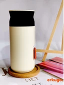 6 Adet Yuvarlak Bambu Altlık, Bardak Altlığı, Fincan Tabağı, Çay Tabağı - 5