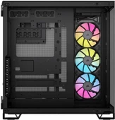 Corsair iCUE LINK 6500X RGB Tempered Glass Siyah USB 3.2 ATX Mid Tower Kasa (CC-9011269-WW) thumbnail 4