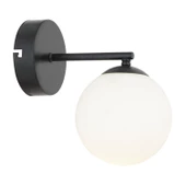 Apliqa Elvin Siyah Duvar Lambası Yatak Odası-Yatak Başı-Banyo İçin Modern Retro Aplik - 4