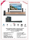 Leader SB36 5.1 Soundbar Ses Sistemi(Bluetooth-USB-HDMI-Optik-FM) - 2
