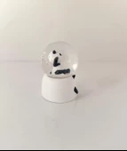 Kar Küresi Sevimli Ayıcık Işıklı Kar Küresi Ev Ofis Dekor Biblo Obje - 6