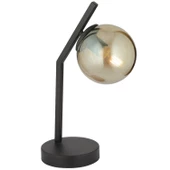 Apliqa Feris Siyah  Bal Camlı Masa Lambası Salon-Yatak Odası Modern Retro Abajur thumbnail 1
