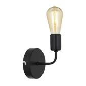 Apliqa Core Siyah Duvar Lambası Yatak Odası-Yatak Başı-Banyo İçin Modern Retro Aplik - 5