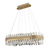 Apliqa Brampton 6'lı Sıralı Eskitme 3 Renkli 100 Watt Ledli Yemek Masası Üstü, Oturma Odası, Salon Avize thumbnail 2