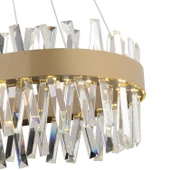 Apliqa Brampton 6'lı Sıralı Eskitme 3 Renkli 100 Watt Ledli Yemek Masası Üstü, Oturma Odası, Salon Avize thumbnail 4