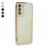 Samsung Galaxy S21 FE Kılıf Razer Lens Çerçeveli Silikon Kapak - 1