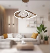 TT Aydınlatma TT307-35-ESK  Helezon Modeli Eskitme Boyalı Led Avize thumbnail 2