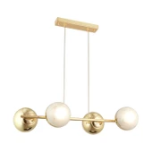 Apliqa BERCA 4LÜ GOLD AVİZE Modern Mutfak Yemek Masası Üstü Yatak odası Salon Avize thumbnail 2