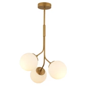 Apliqa Artel 3Lü Eskitme Top Avize Modern Sarkıt, Mutfak Yatak odası Salon Avize thumbnail 2