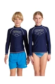 Arena 006296710 Rash Vest L/S Graphic Erkek Çocuk Yüzücü Tişörtü - 5