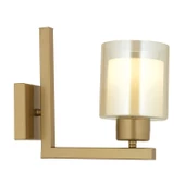 Apliqa Tisse Eskitme Boyalı Çift Camlı Duvar Lambası Yatak Odası-Yatak Başı-Banyo İçin Modern Aplik - 3