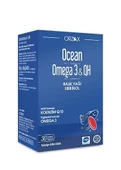 Orzax Ocean Omega 3 & QH Takviye Edici Gıda 30 Kapsül - 1