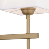 Apliqa Rory Tekli Beyaz Şapkalı Eskitme Duvar Lambası Yatak Odası-yatak Başı-banyo Için Modern Aplik - 4