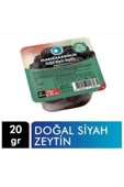 MarmaraBirlik Kahvaltılık Salamura Piknik Siyah Zeytin 20 gram X 12 Adet thumbnail 2