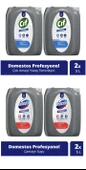 Cif Domestos Professional Çamaşır Suyu 10 L (5lt x 2 Adet) Cif Professional Çok Amaçlı Yüzey Temizleyici 10 L  (5lt x 2 Adet) thumbnail 1