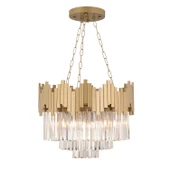 Apliqa Navona Eskitme  Kristalli, Taşlı Modern Tasarım Kristal Salon Avize - 2