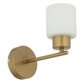 Apliqa Lima Eskitme Beyaz Cam Duvar Lambası Yatak Odası-Yatak Başı-Banyo İçin Modern Aplik - 7