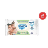 Molfix İzotonik Sulu Ferah Temizlik 60 Yaprak 24'lü Paket Islak Mendil - 1