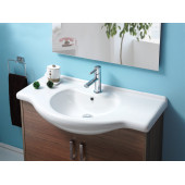 Turkuaz Seramik Cerastyle Nil 120 x 50 Cm Etajerli Lavabo - 3