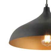 Apliqa Pera Siyah Tekli Modern Retro Sarkıt Retro Salon Avize - 6