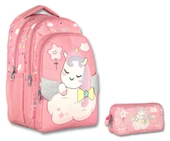 Cennec Işıltılı Kanatlar  İlkokul Çantası Ve Kalemlik Seti thumbnail 1