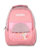 Ümit Çanta Cennec Kız Çocuk Pembe Simli Üç Gözlü Okul Çantası ve İki Gözlü Kalem Çantası Seti thumbnail 2