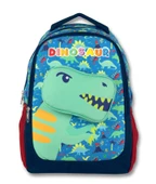 Cennec Yeşil Erkek Çocuk 3D Dinazor İlkokul Sırt Çantası ve Beslenme Çantası Seti thumbnail 2