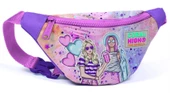 Coral High Kız Çocuk Pembe Mor Fashion Girl Desenli Beşli İlkokul Okul Çanta Seti - 5