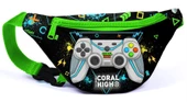 Coral High Siyah Fosforlu Yeşil Gamer Desenli Erkek Çocuk Okul Beslenme Kalemlik ve Bel Çantası Seti - İlkokul İçin Uygun thumbnail 5