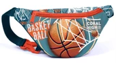 Coral High Nefti Turuncu Basketbol Desenli Erkek Çocuk Okul Beslenme Kalemlik ve Bel Çantası Seti - İlkokul İçin Uygun thumbnail 5