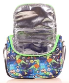 Kaukko Erkek Çocuk Isı Yalıtımlı Beslenme Çantası ve Kalemlik Seti - Yeşil Mavi Dinazor thumbnail 2