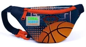 Coral High Turuncu Lacivert Basketbol Baskılı Erkek Çocuk Bel Çantası thumbnail 1