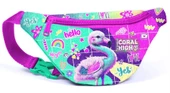 Coral High Pembe Su Yeşili Flamingo Baskılı Kız Çocuk Bel Çantası - 1