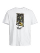 JACK JONES Erkek İskelet Baskılı Tişört 12241950 thumbnail 1