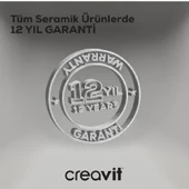Creavit TP027 Dolap Uyumlu Lavabo 33X53 cm Beyaz thumbnail 4