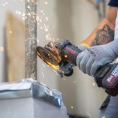 Kress KUH10.2 20Volt 4.0Ah. Li-ion Çift Akülü 125mm Kömürsüz Profesyonel Şarjlı Devir Ayarlı Avuç Taşlama - 3