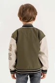 Gold Class Nakışlı Çift Cepli Su Geçirmez Kolej Erkek Çocuk Ceket thumbnail 1