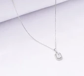 925 Ayar Kadın Gümüş (Silver)Kolye - 1