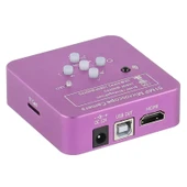 51MP 2K 1080P HDMI USB Dijital Mikroskop Kamera Seti - 1-260X C-Mount Lens - 3