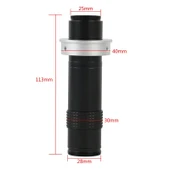 51MP 2K 1080P HDMI USB Dijital Mikroskop Kamera Seti - 1-260X C-Mount Lens - 5