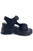 Guja 24Y413-9 Kadın Dolgu Topuk Sandalet Siyah 36-40 - 3